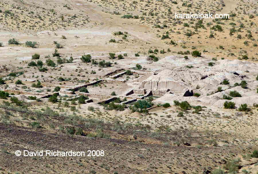 Ruins of the excavations of the palace below Ayaz Qala 2