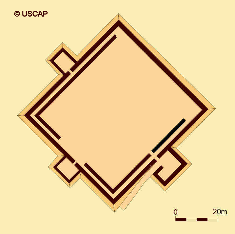 Plan of Qizil Qala