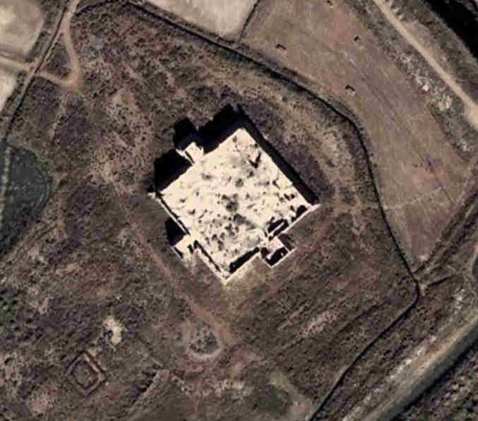 Satellite view of Qizil Qala