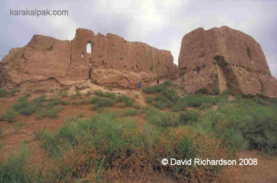 The entrance ramp to Qizil Qala