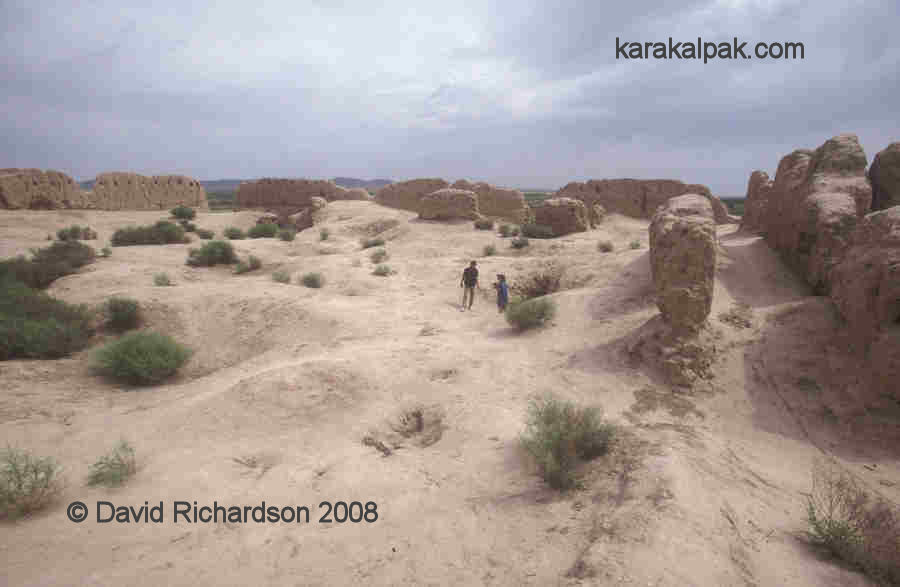 Interior panorama of Qizil Qala