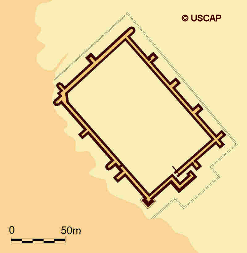 Plan of Qurgashin Qala