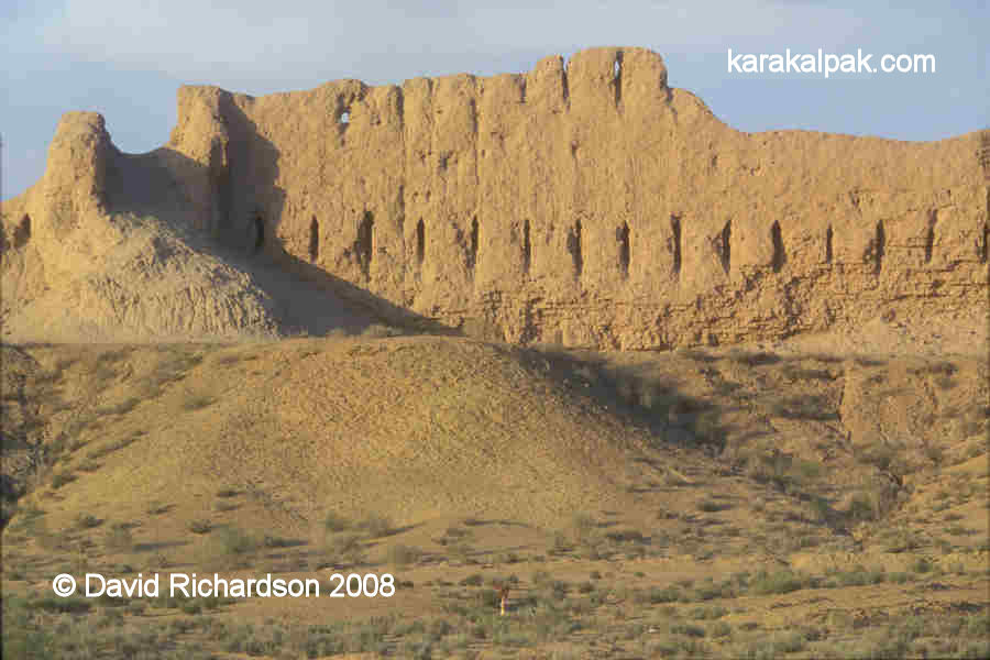Curtain wall at Qurgashin Qala