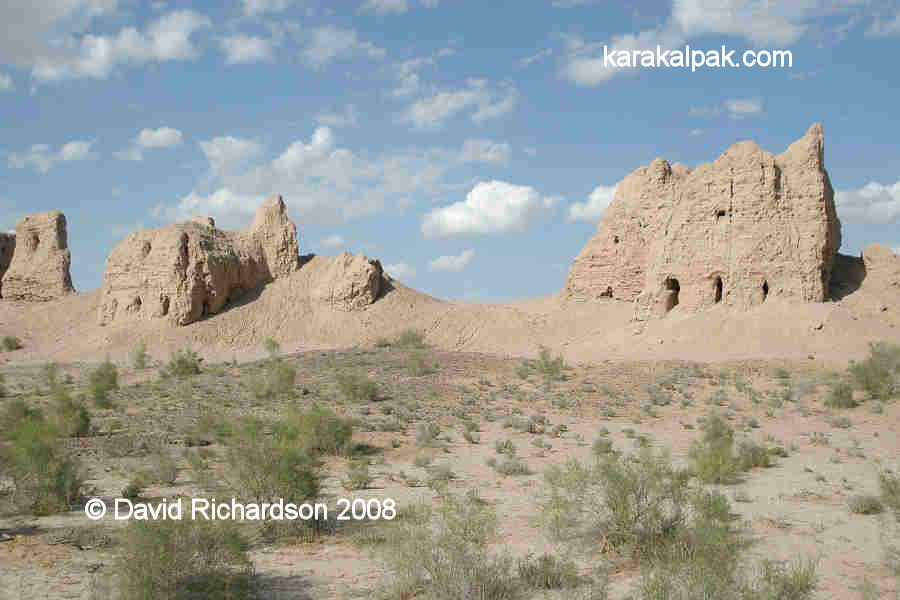 Rectangular towers of Big Qirq Qiz Qala
