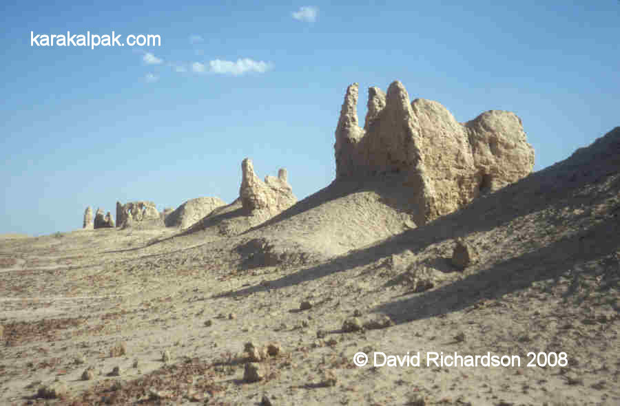 Inside west flank of Big Qirq Qiz Qala