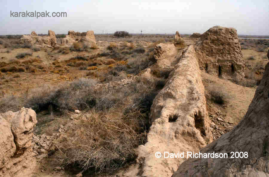 Curtain wall and towers of Angka Qala