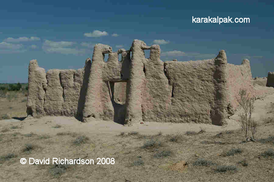 Karakalpak burial enclosure