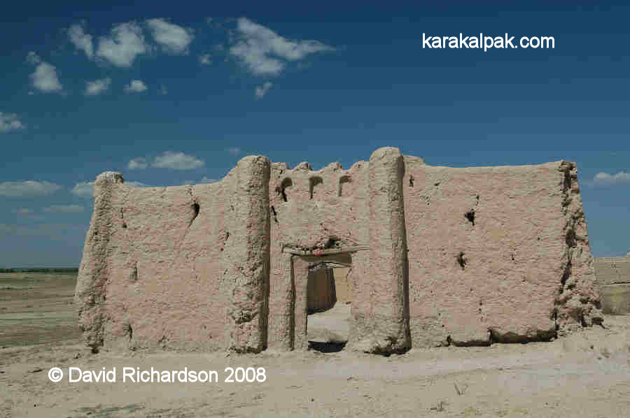 Karakalpak burial enclosure