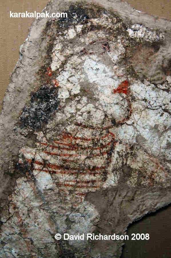 Fresco detail from Kazakl'i-yatkan