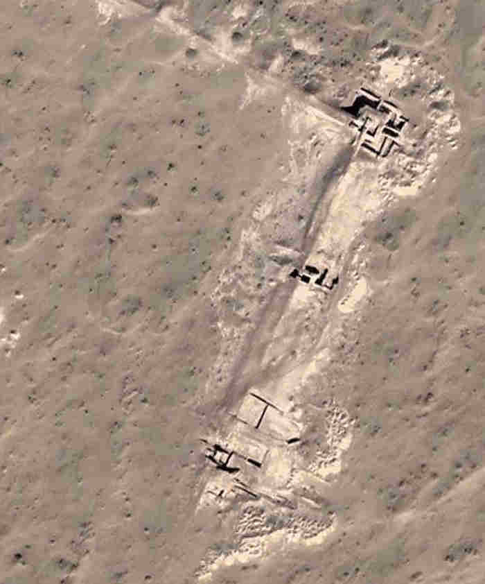 Eastern wall of the upper citadel