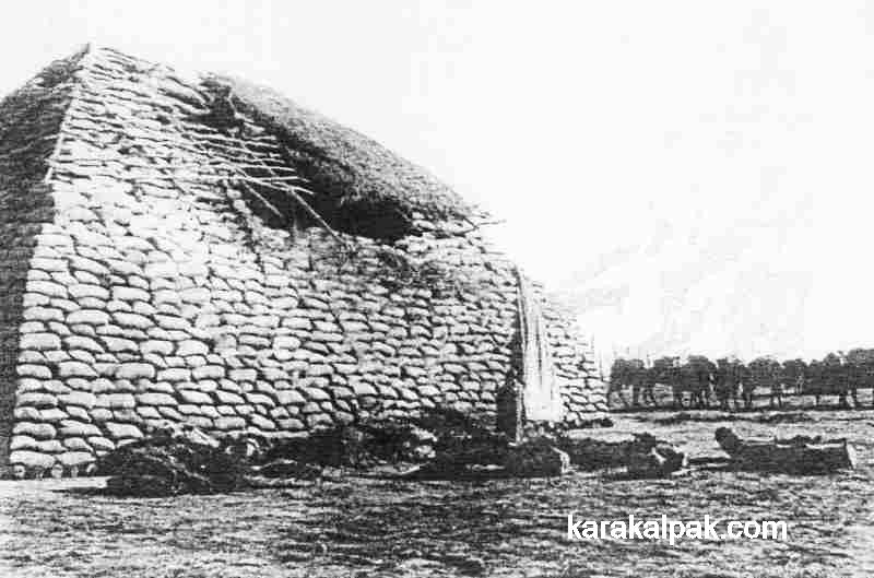 Stack of cotton at Xojeli
