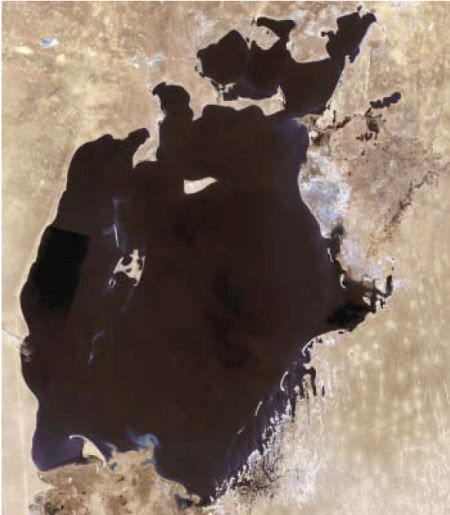The Aral Sea in 1973