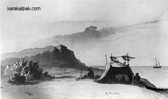 The Aral Sea in 1848