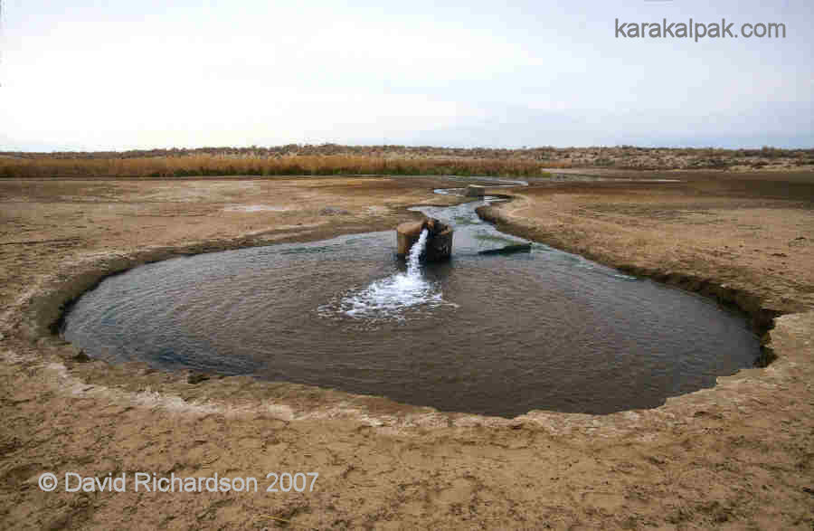 Soviet artesian well in the Qizil Qum