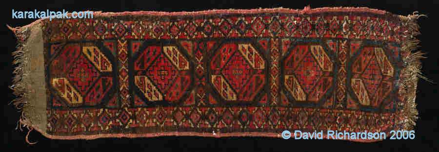 First variant of the qarshin nag'is pattern