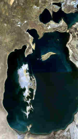 The Aral Sea in 1989