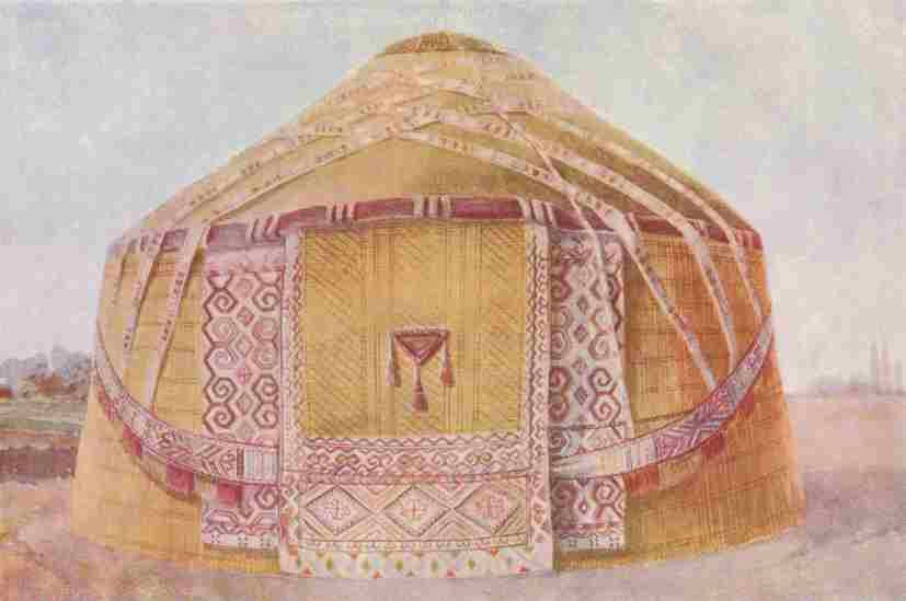Qaraqalpaq yurt painting