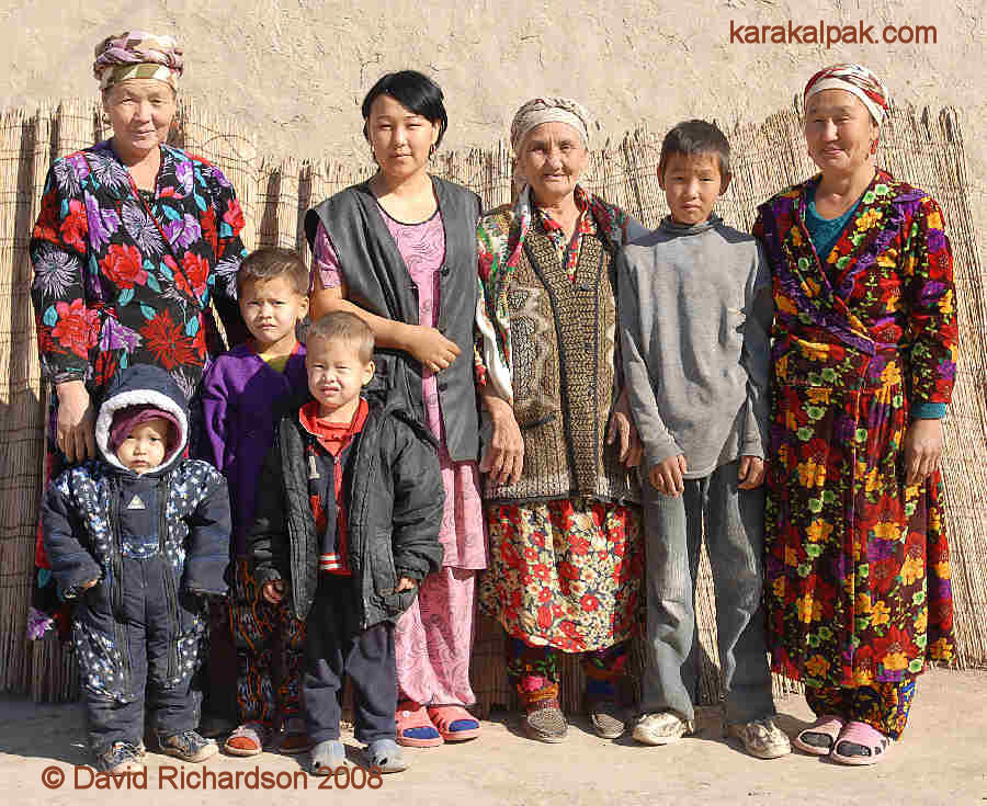 Friendly Karakalpak women