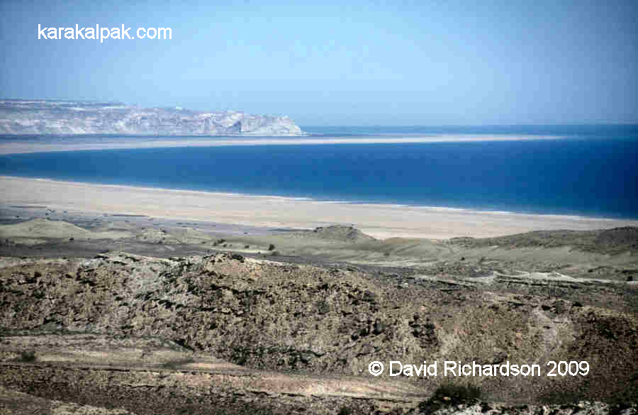 The empty Aral Sea